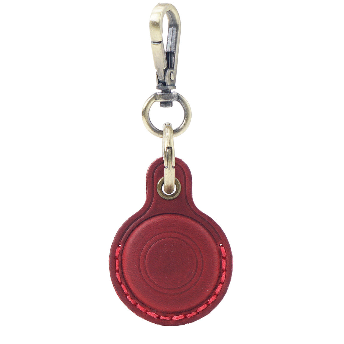 Wholesale Apple Airtag Location Tracker Protective Cover Cowhide Keychain